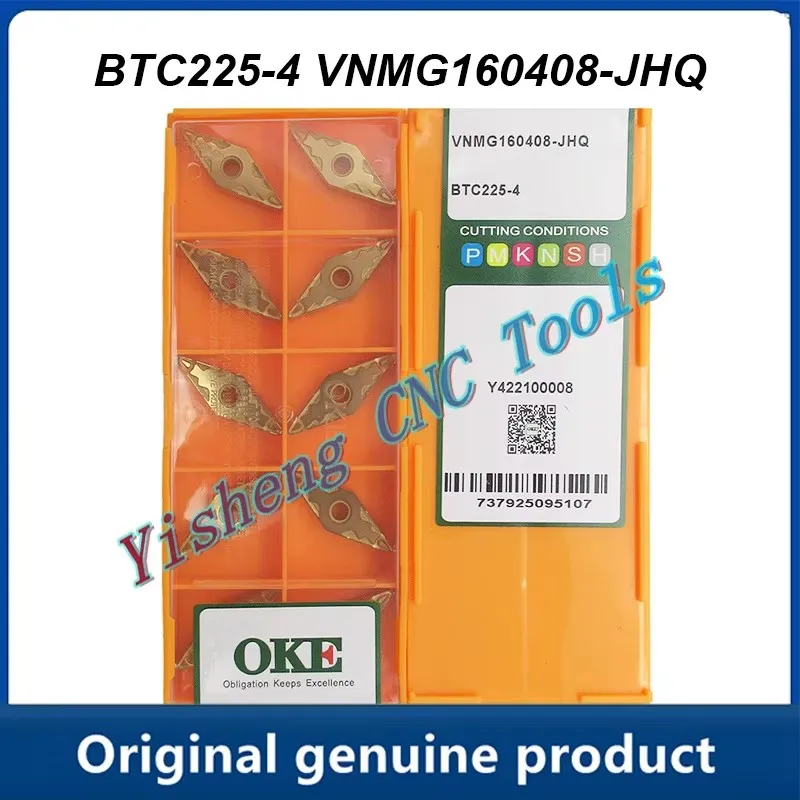 

Original genuine CNC blades VNMG160404-JHQ VNMG160408-JHQ OC2425 BTC225-4 OKE