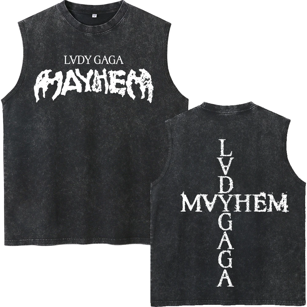 100% Cotton Vintage Washed Lady Gaga The Mayhem Ball Tour 2025