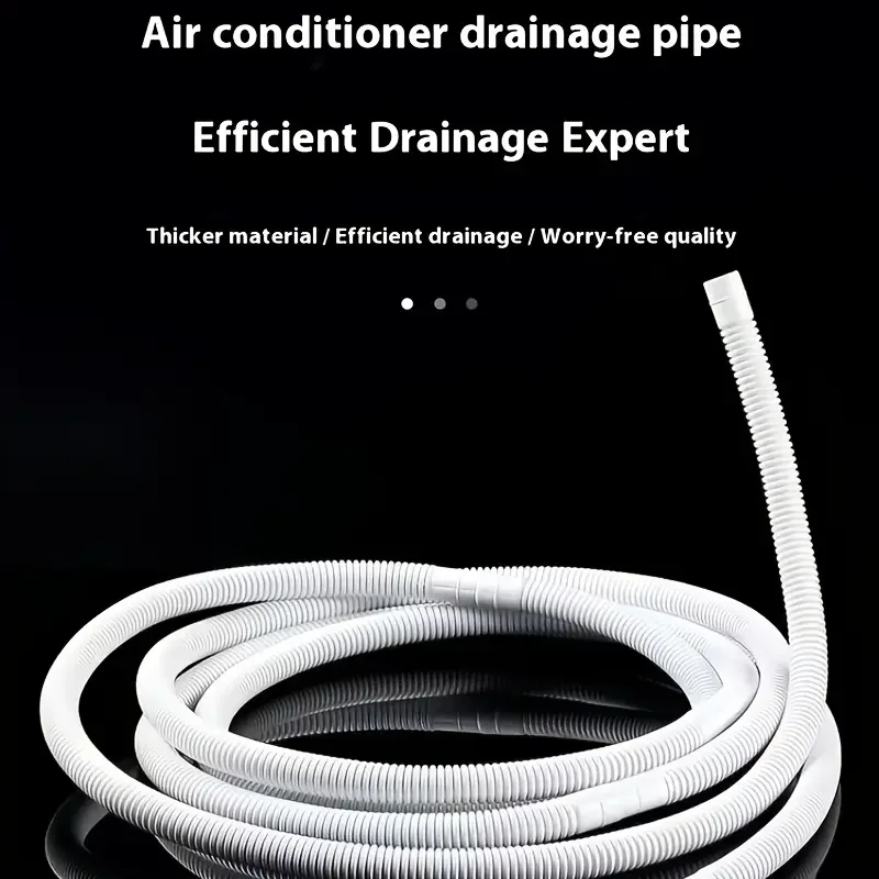 2M Washing Machine Draining Hose Plastic Tube Pipe Extension Drainpipe for Air Conditioner Kitchen Faucet Accessories