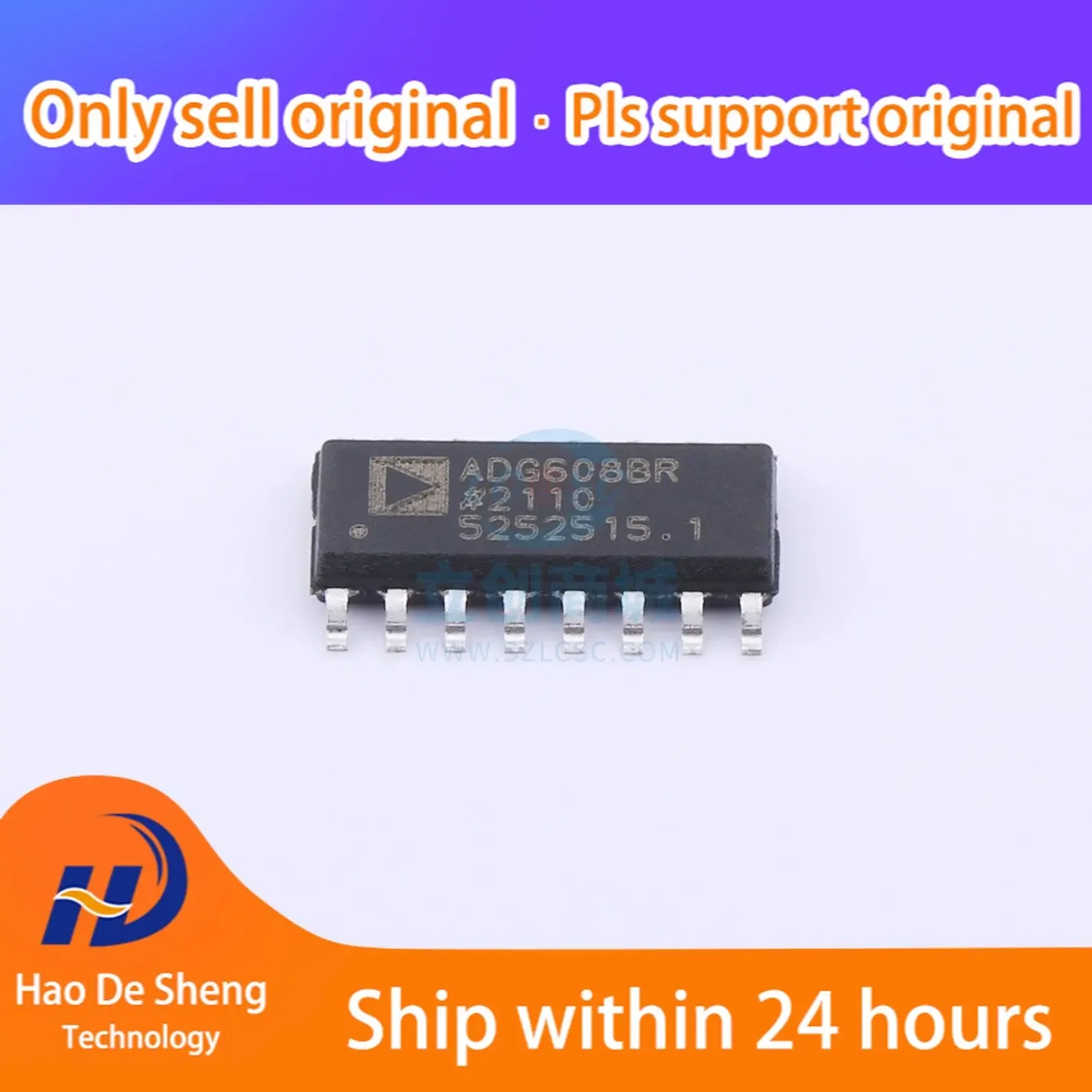 10PCS/LOT ADG608BRZ ADG608BR SOIC-16  New Original In Stock