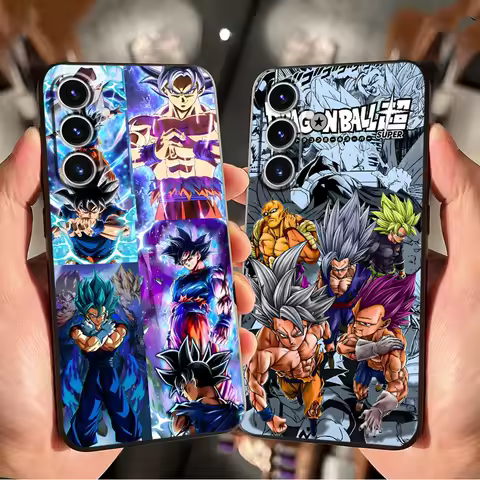 Dragon Ball Legend Son Goku Case for Samsung Galaxy S23 Ultra S20 S21 FE S24 Plus S25 Edge Black Soft Phone Cover