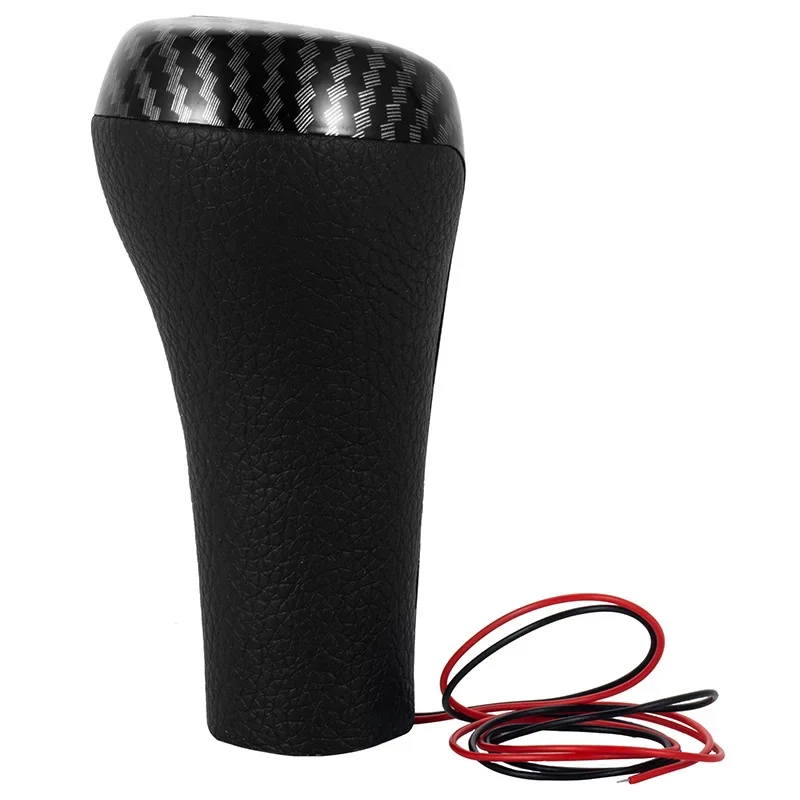 5 6 Speed Gear Shift Knob Red LED Light Shifter Lever Handball for BMW M E46 E90 E91 E92 E36 E82 E87 E88 F30 X1 X3 X5 ABS