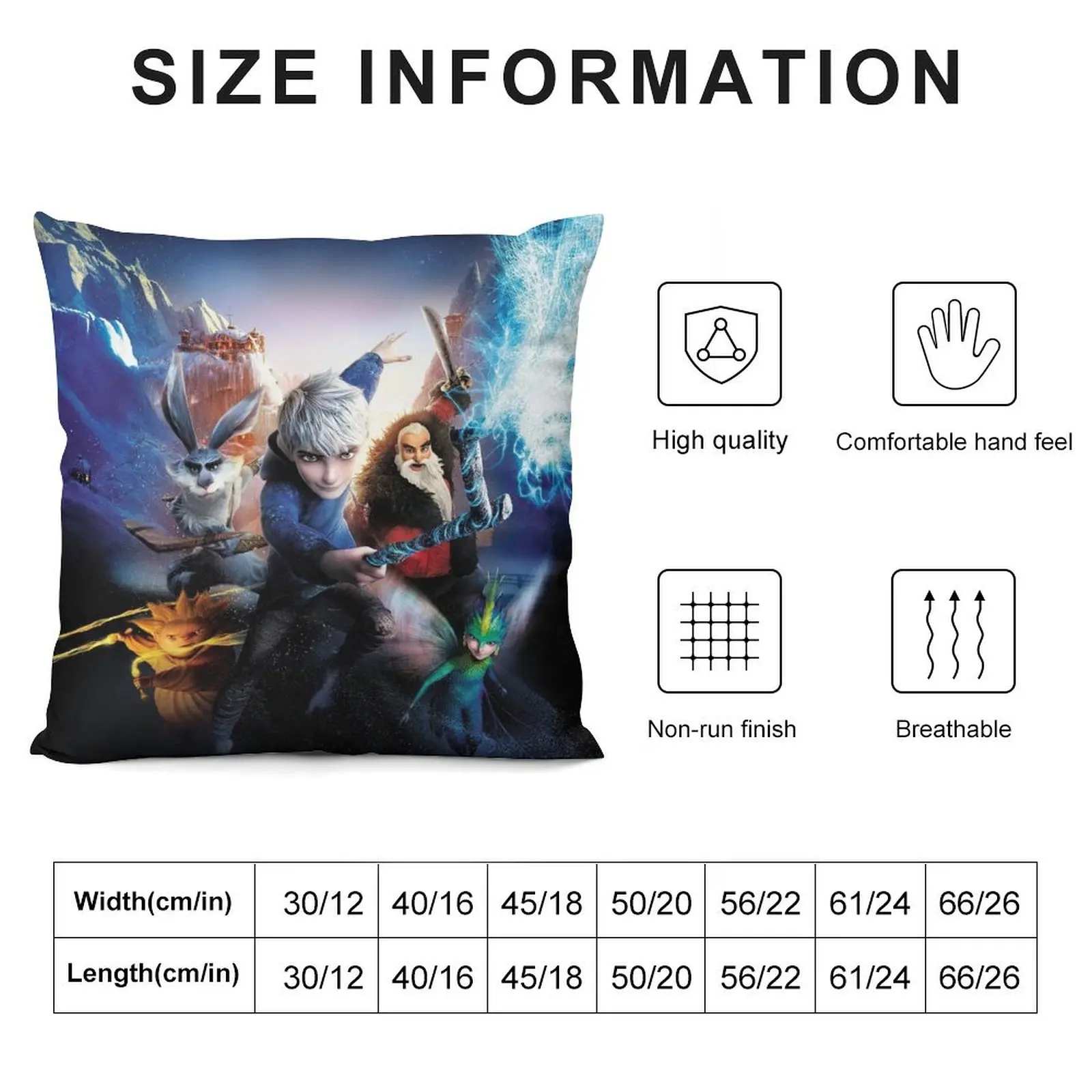 rise of the guardians Throw Pillow Cusions Cover Cushion Child Christmas Pillow Christmas Pillows pillow