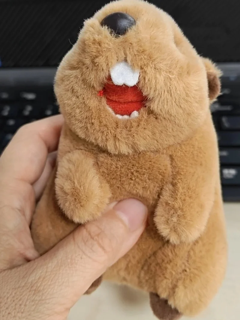 ขายร้อน 13 ซม./23 ซม.น่ารัก Kapibala Capybara ของเล่นตุ๊กตาจี้ Kawaii อินเทอร์เน็ตคนดัง Capybara Jun ตุ๊กตาน่าเกลียด Guinea Pig ตุ๊กตา