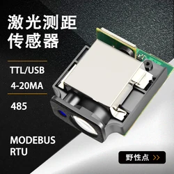 Laser Distance Sensor Analog Quantity 4-20ma 0-10v Industrial Module High Precision TTL/485 Serial Port