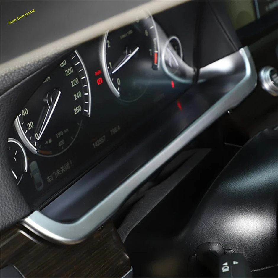 Matte พวงมาลัย Dashboard Air AC หัวเกียร์อ่านหัวโคมไฟสวิทช์สําหรับ BMW 7 Series F01 F02 F03 F04 2009-2015