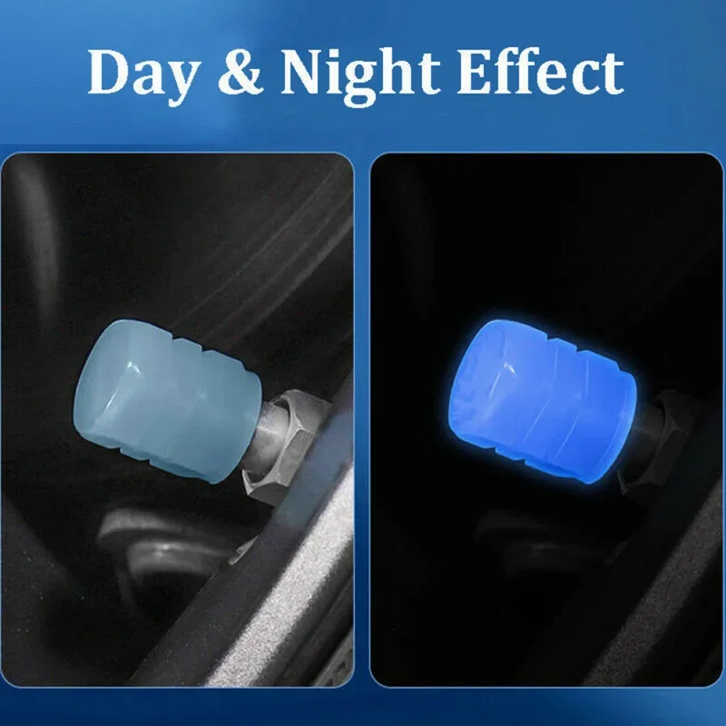 4pcs Self-luminous Tire Valve Cap for Xiaomi Electric Scooter M365 1S for Ninebot MAX G30 Car Motorcycle Bike Schrader Valve Cap view 5