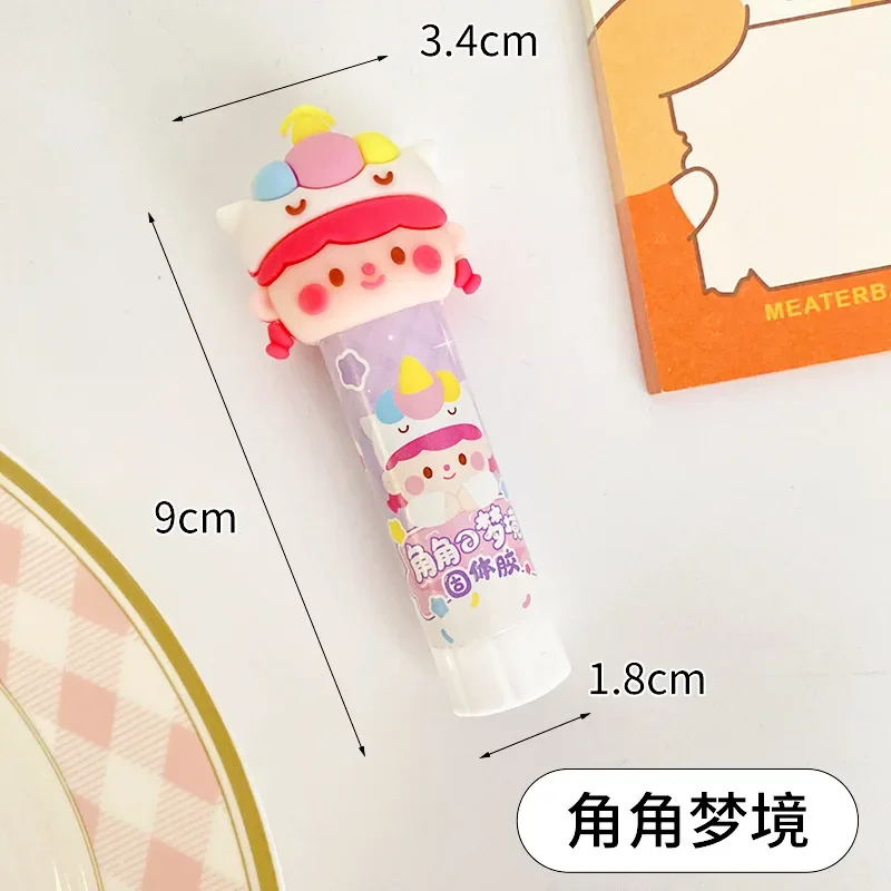 Imagem -06 - Kawaii Cartoon Solid Glue Stick Super Forte Adesivos Bonito Estudante Crianças Faça Você Mesmo Escola Escritório Artigos de Papelaria Presentes 1pc