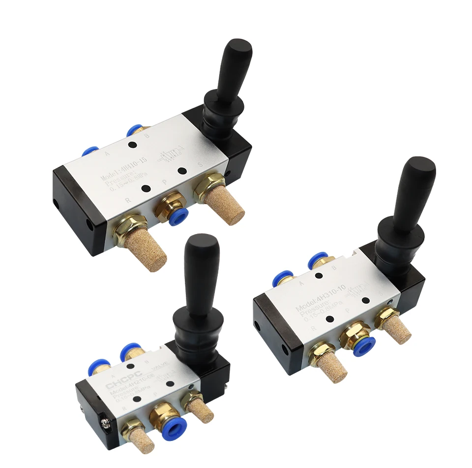 Magnetventil 3/2 5/2 Way Pneumatic Air Hand Lever Operated Valve Manual Control 2 Position 3 5Port Push-Pull 3H210-08 3H310-10 3H410- Pneumatik — Detail 4