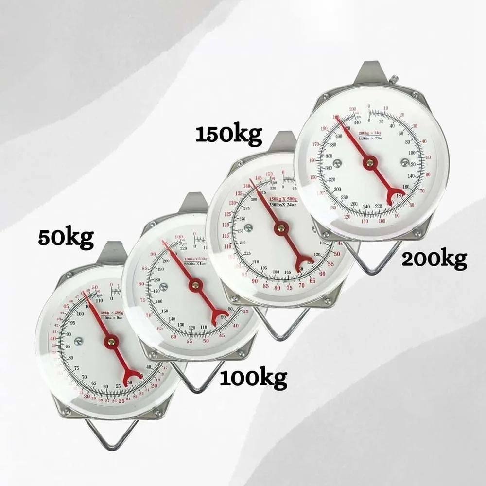 

Accurate Measurement Mechanical Hanging Scales with Hanging Hook Portable Luggage Scale Strong Durable Weighing Apparatus