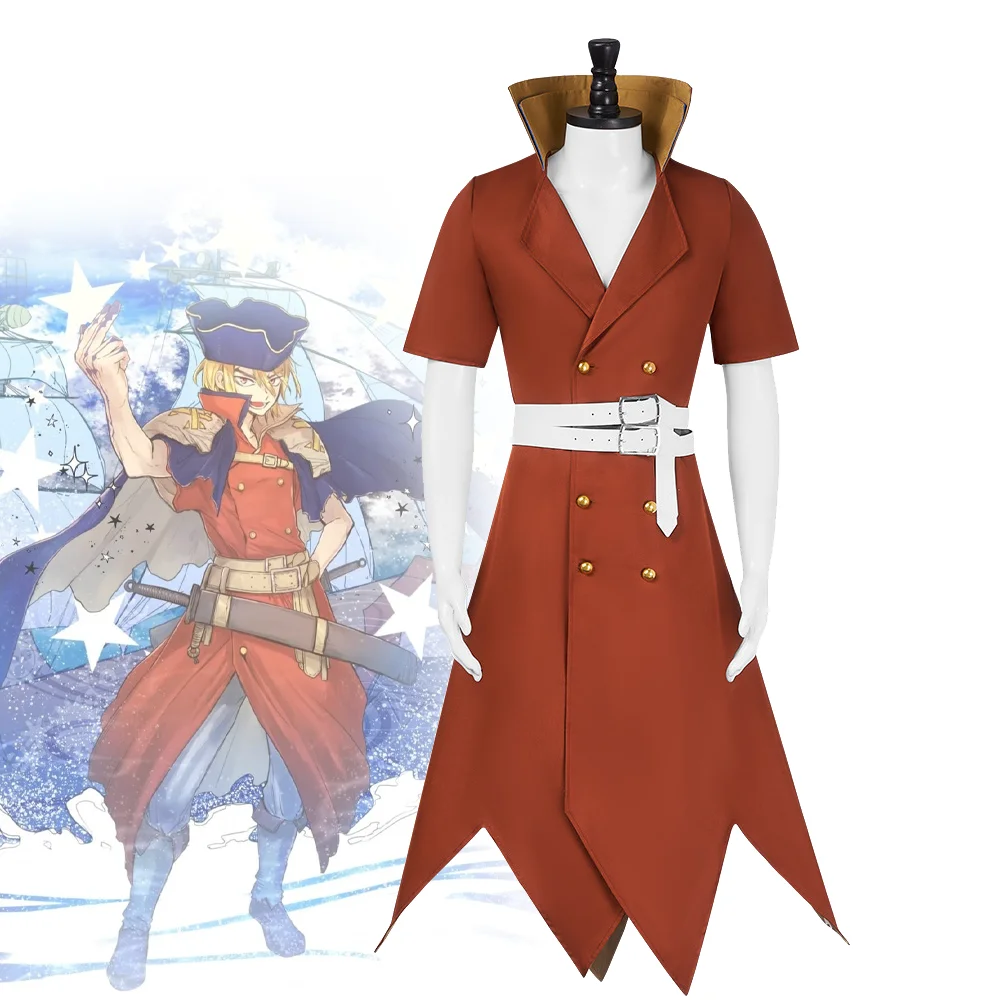 Anime nanami ryusui cosplay adulto homem terno náutico uniforme bodysuit conjunto completo acessórios ternos vestido carnaval prop