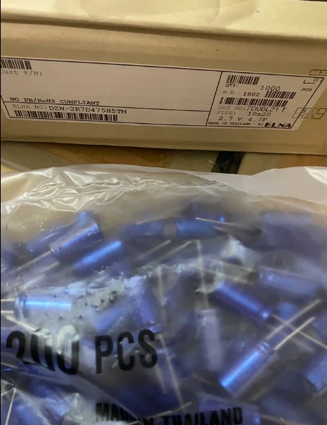 30pcs/lot DZN-2R7D475H5TM 2.7V 4.7F ELNA 10x20mm wound Farad energy storage capacitor free shipping