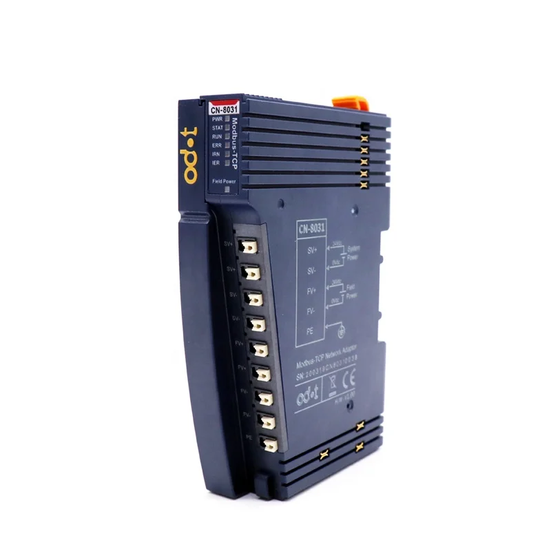 ODOT Industrial Controls CN-8031 Remote IO Module Modbus TCP Server Dual Ethernet Port IO Coupler Adapter