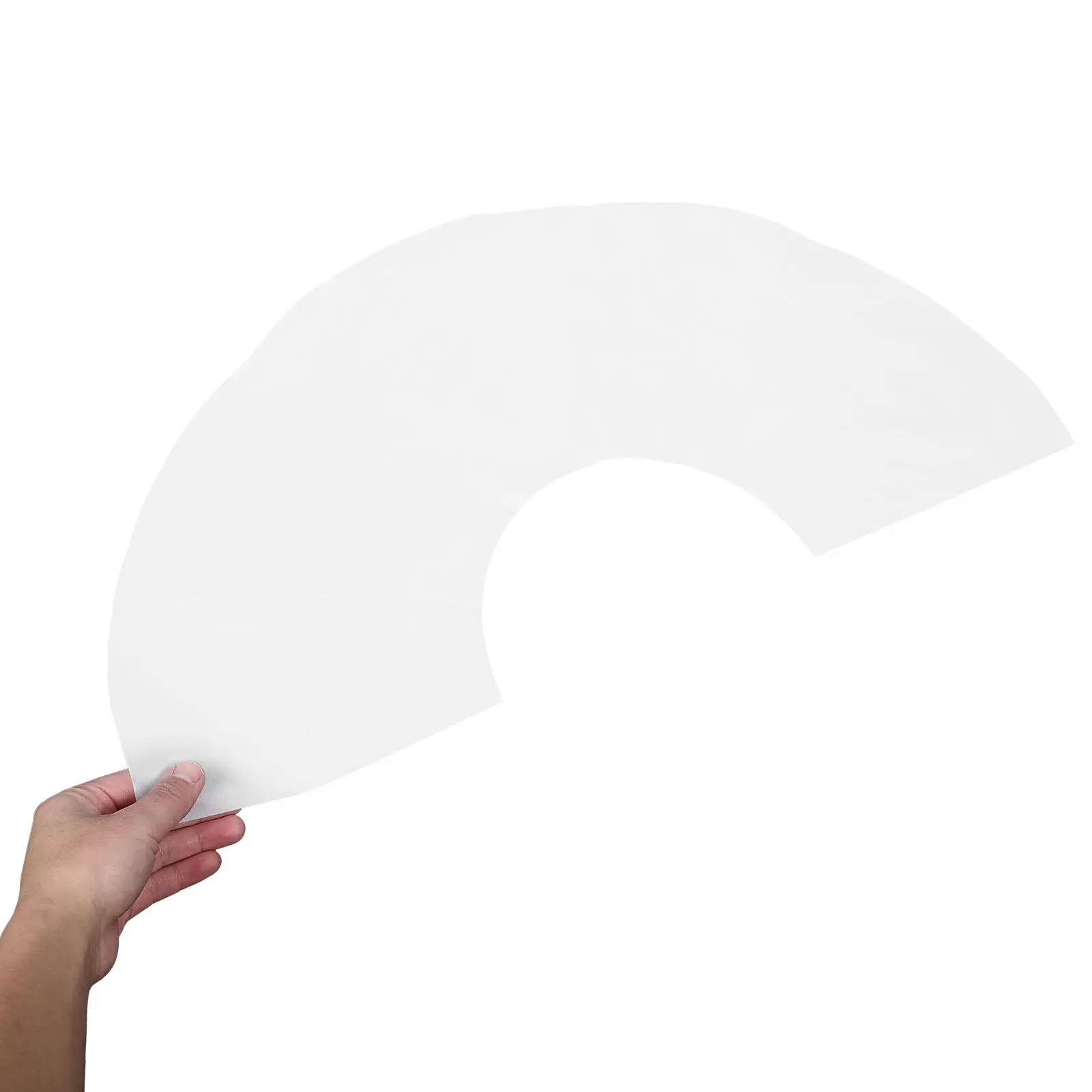 Picture 4: 5 Pcs Thermal Transfer Blank Folding Fan Heat Surface Paper Foldable Fans Sublimation Hand Blanks To Decorate Without Frame