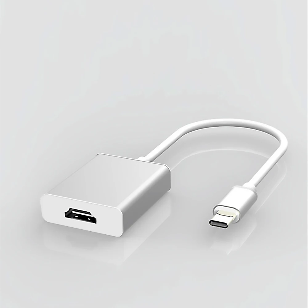 USB C typ C na HDMI kompatybilny Adapter VGA splitter złącze kabla dla MacBook Pro Air iPad Samsung HUAWEI Lenovo PC laptop