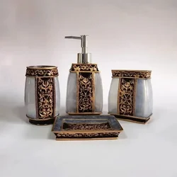 Bathroom Decoration Accessories for Bathroom Toothbrush Case Bathroom Accessories Resin Shower Toilet Accessories
