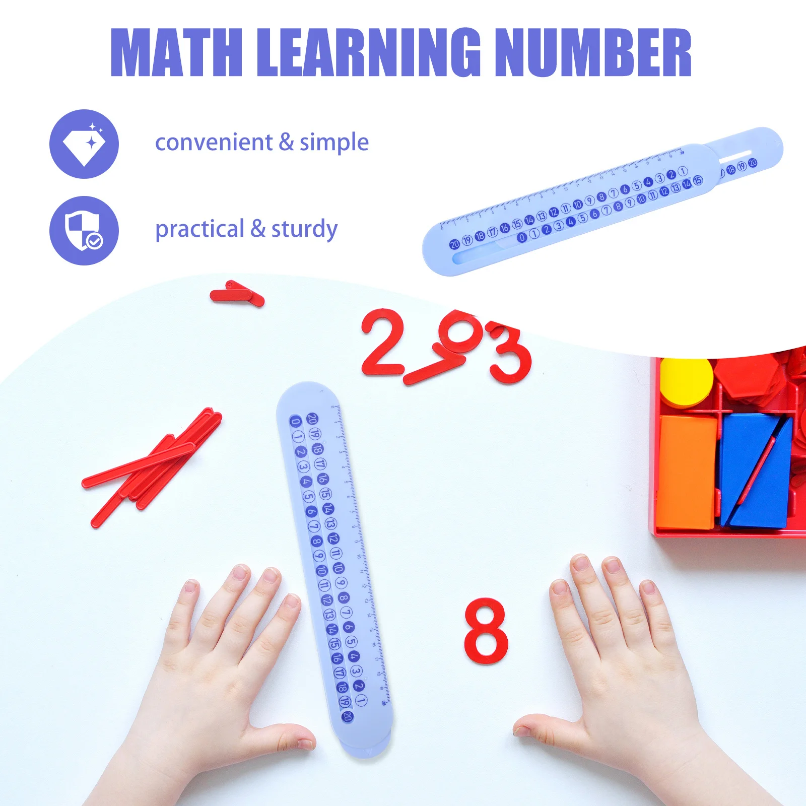 

Math Ruler For Kids Number Slide Tool Addition Subtraction Practice Arithmetic Training Children Digital Ruler