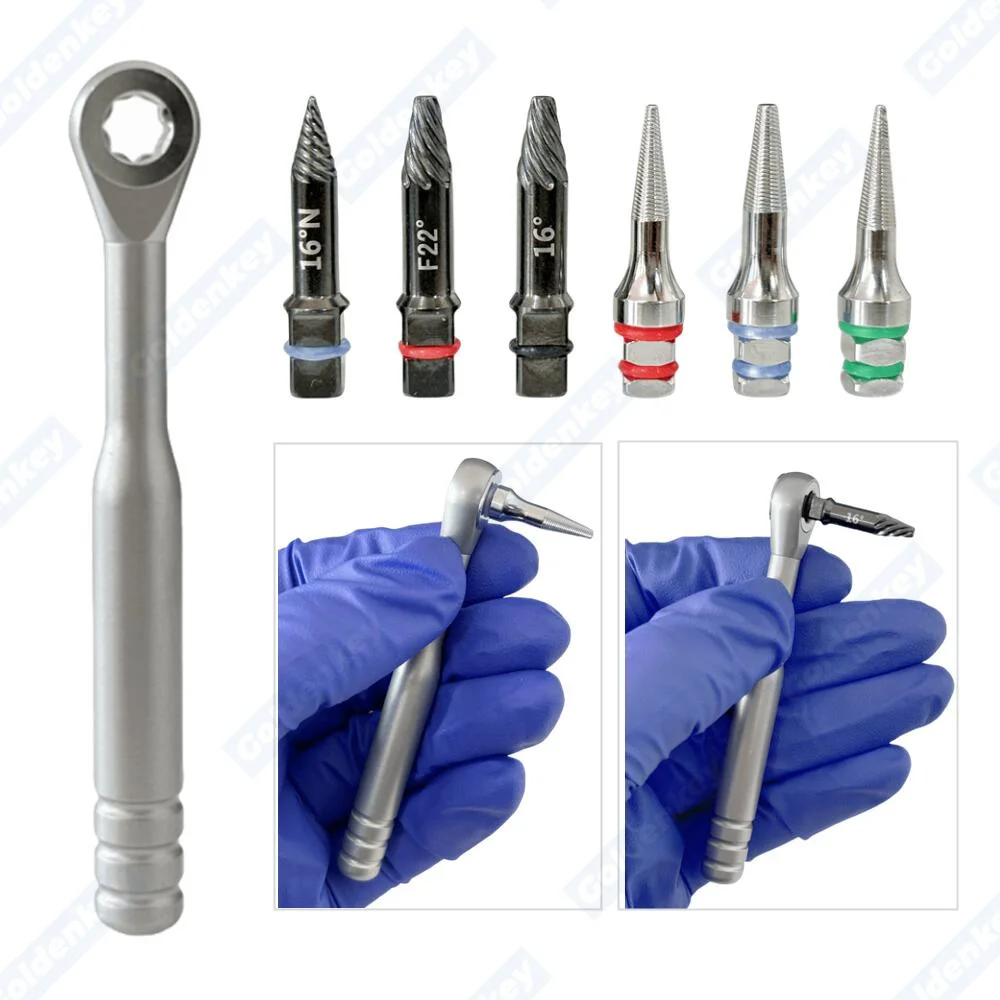 Broken Fixture Remove Failed Screw Pick Up Extractor Remover Safe Dental Screw Wrench Kit SOS