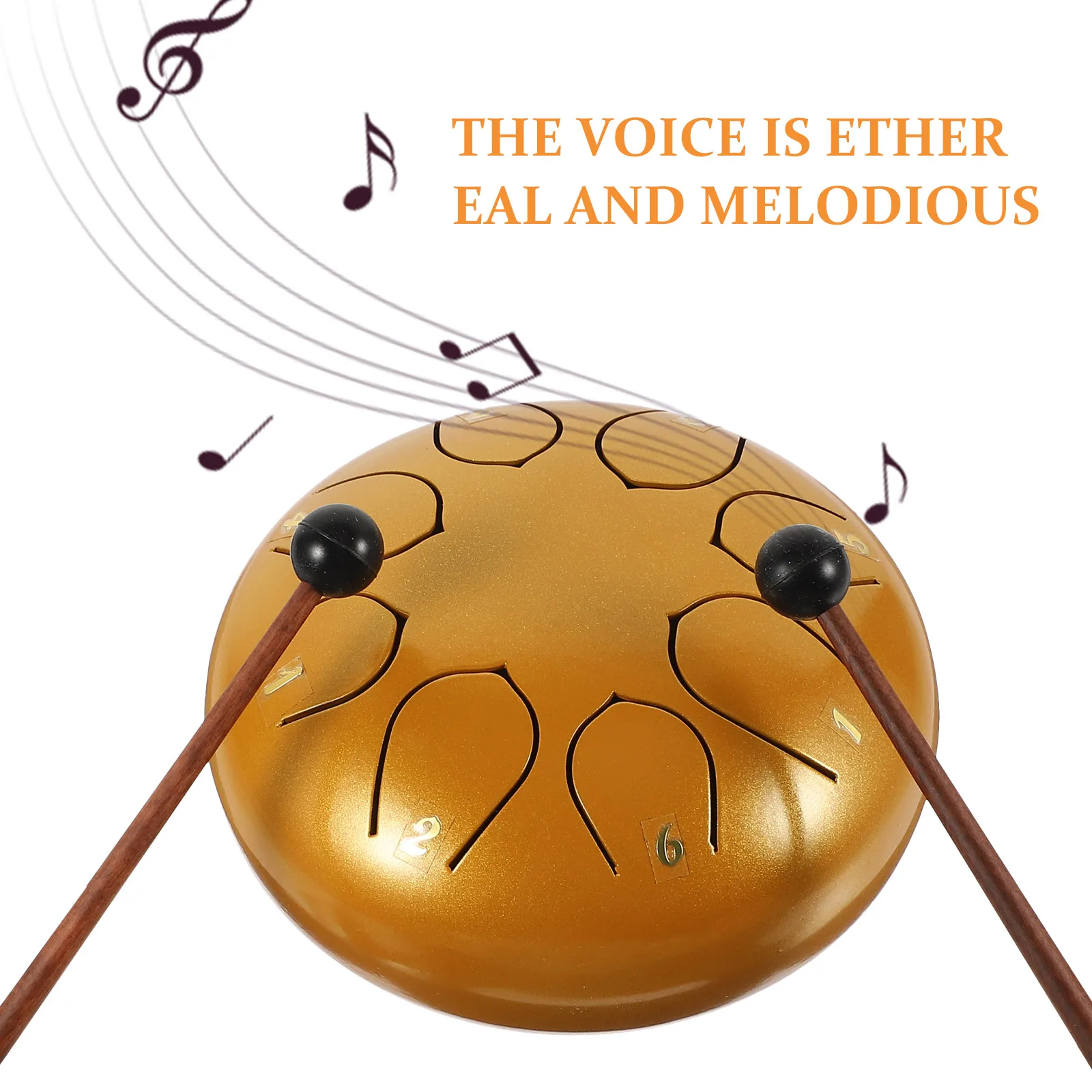 

1 set 1 Set Durable Ethereal Steel Tongue Set For Kids Adults Creative Percussion Instrument Portable Hand Drum Kit Musical