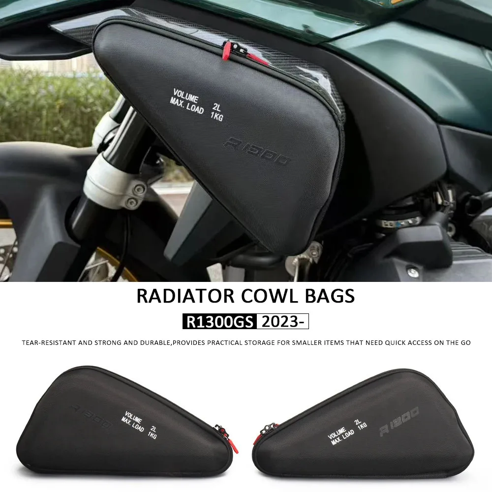 

Tool Bag 1KG For BMW R 1300 GS R1300GS 2023 2024 2025 Motorcycle Left Right Radiator Cowl Bags Side Fairing GS1300 R 1300GS