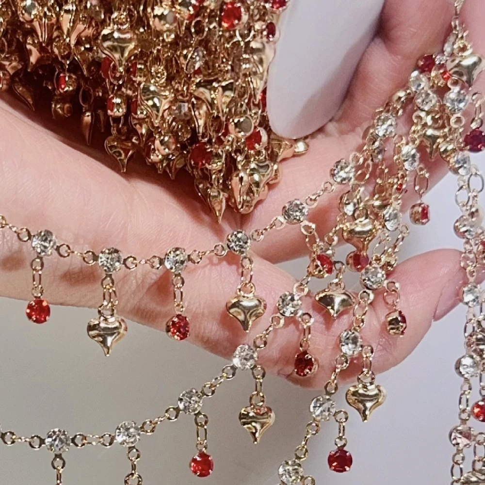 1Meter Chain Butterfly Heart S - Butterfly Pendant Necklace ulasan dan harga