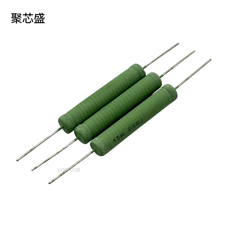 Rx21 مقاومة لف ، 15 واط ، 1R 10R 30R 51R 68R 100R 200R 470R 1K 10K33K ، 5 لكل لوت