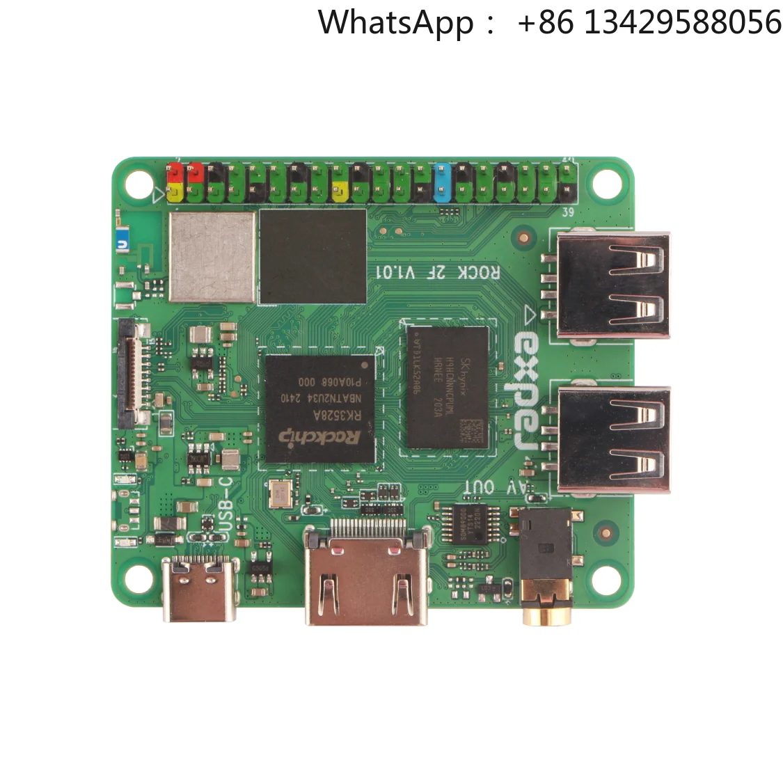 Radxa ROCK 2F RK3528A 4-core CPU, GPU, and with 4K Output Flexible Storage Onboard EMMC microSD Card Slot Multimedia ARM Mali450
