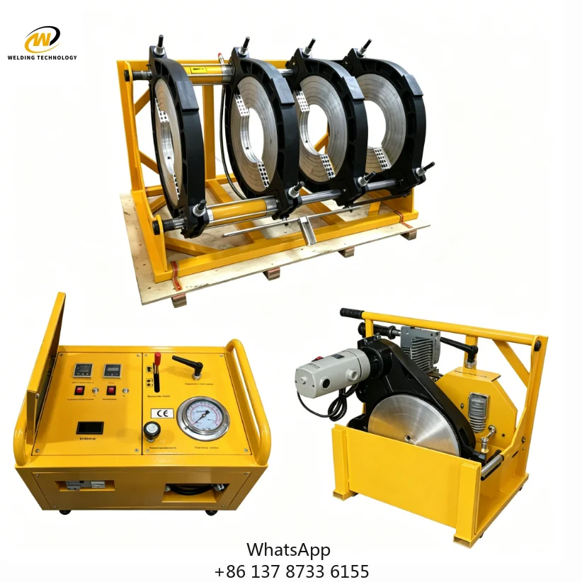 New Semi-Automatic Hydraulic Butt Fusion Welding Machine HDPE/PP/PVDF Pipes-High Efficiency Durable Pipe Welding Equipment