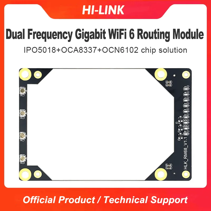 HLK-RM68 WiFi 6 AX3000 Router Kit with OpenWrt