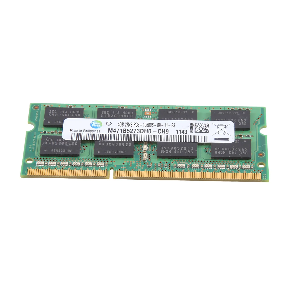 DDR3 4 ГБ оперативной памяти для ноутбука 1333 МГц PC3 10600 2RX8 1,5 В 16 IC SODIMM Память только для