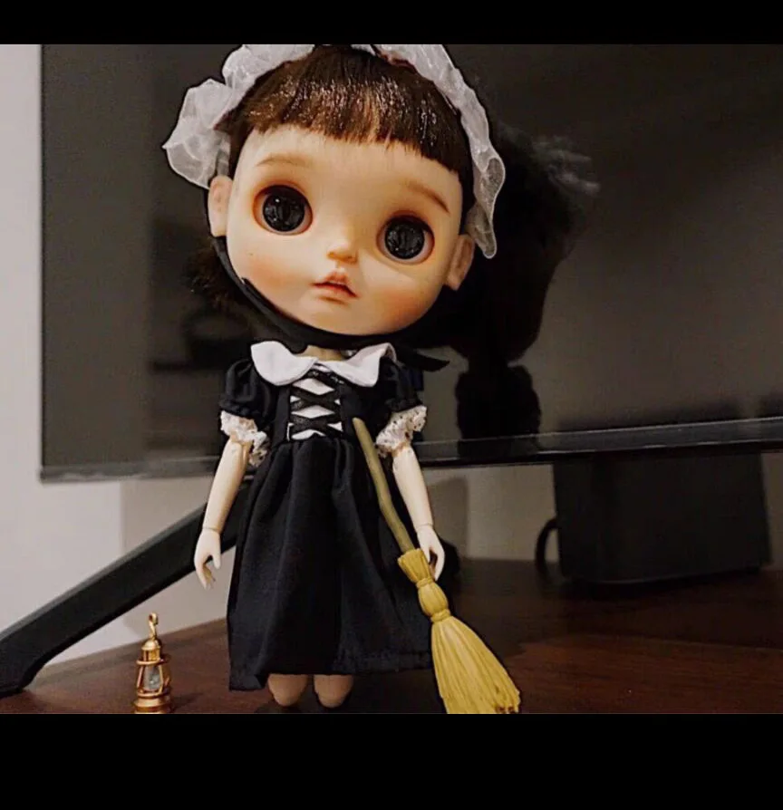 

3pcs new maid style Main skirt ➕ knickerbockers ➕ hairband for Blythe(Fit for Lulu,ymy24,Ob22,24,26,zone, Jenny)