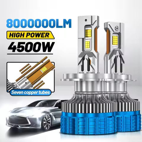 8000000LM H7 H4 Canbus Car LED Headlight H1 H8 H11 9005 HB3 9006 HB4 9007 H13 Auto LED Lamp 4500W High Power Fog Light 6000K