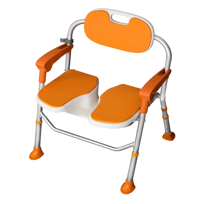 Shower Chair Senior Chairs Suction Feet Portable Senior Chairs Assist Devices Back Scrubber Duschstuhl Mit Rückenlehne Furniture