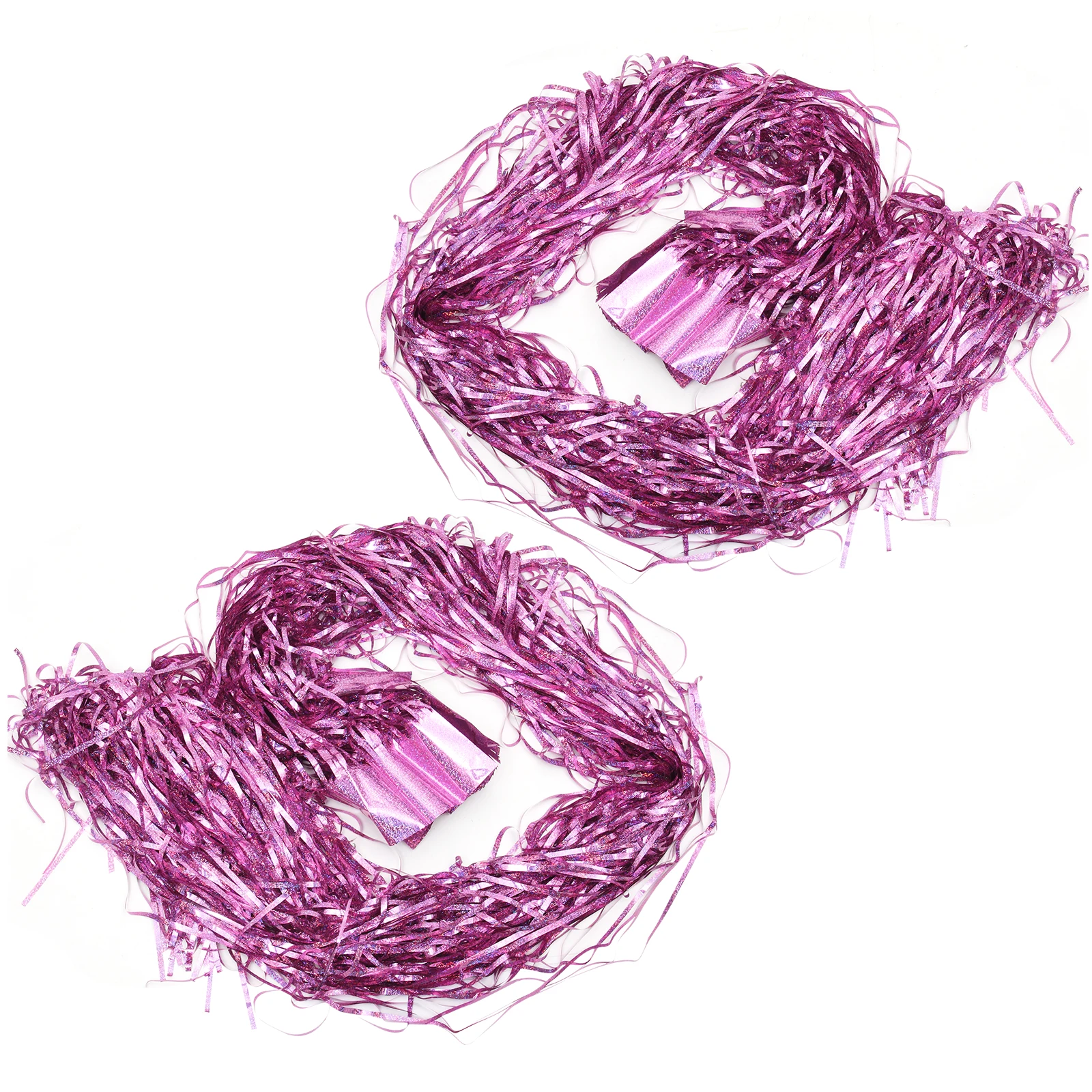 

2Pcs Curtain Decorative Tinsel Backdrop Pink Pet Lightweight Party Tinsel Curtain Door Fringe Background