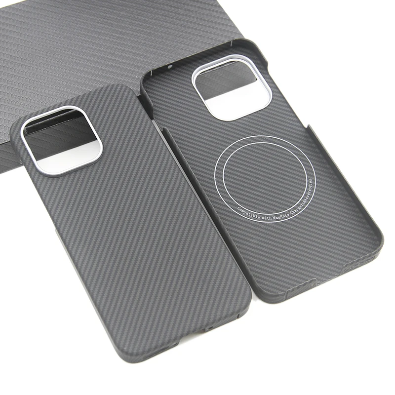 

ZXKE True Fiber Case for Oneplus 15T 1+15T Cover Embedded Iron Sheet Magnetic Car Support Magsafe Aramid Fiber Shell