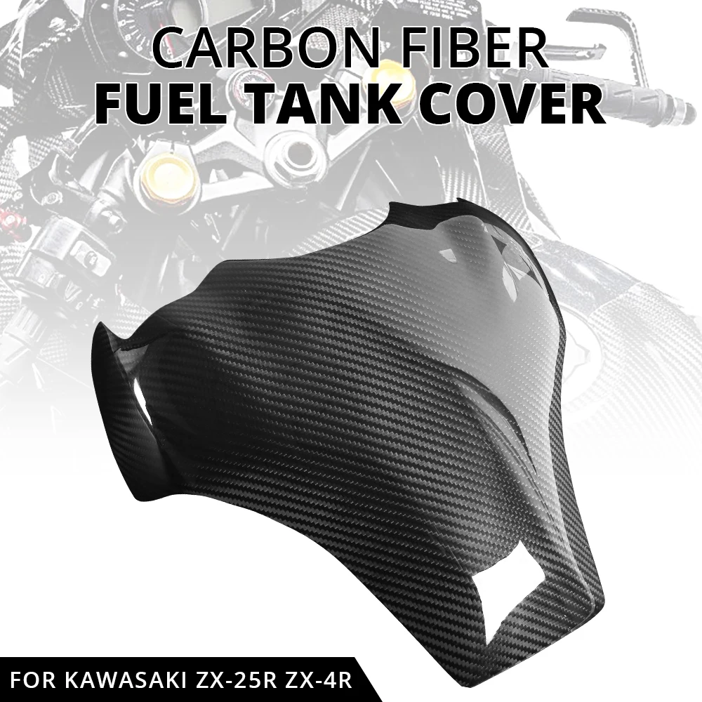 

ZX-25R Motorcycle Accessories 100% Carbon Fiber Tank Cover Protection Cover For Kawasaki ZX-25 ZX25R 2020 2021 2022