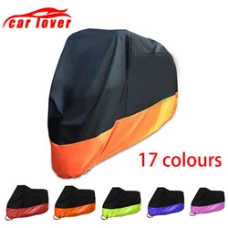 Cubierta impermeable para motocicleta, protección UV para exteriores, a prueba de polvo, para todas las estaciones, M, L, XL, 2XL, 3XL, 4XL, 190T