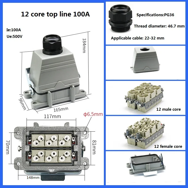 Variant: 12 core top 100A