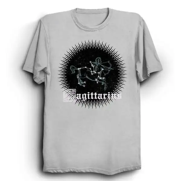 Sagittarius Zodiac sign Occult vintage distressed Horoscope T Shirt