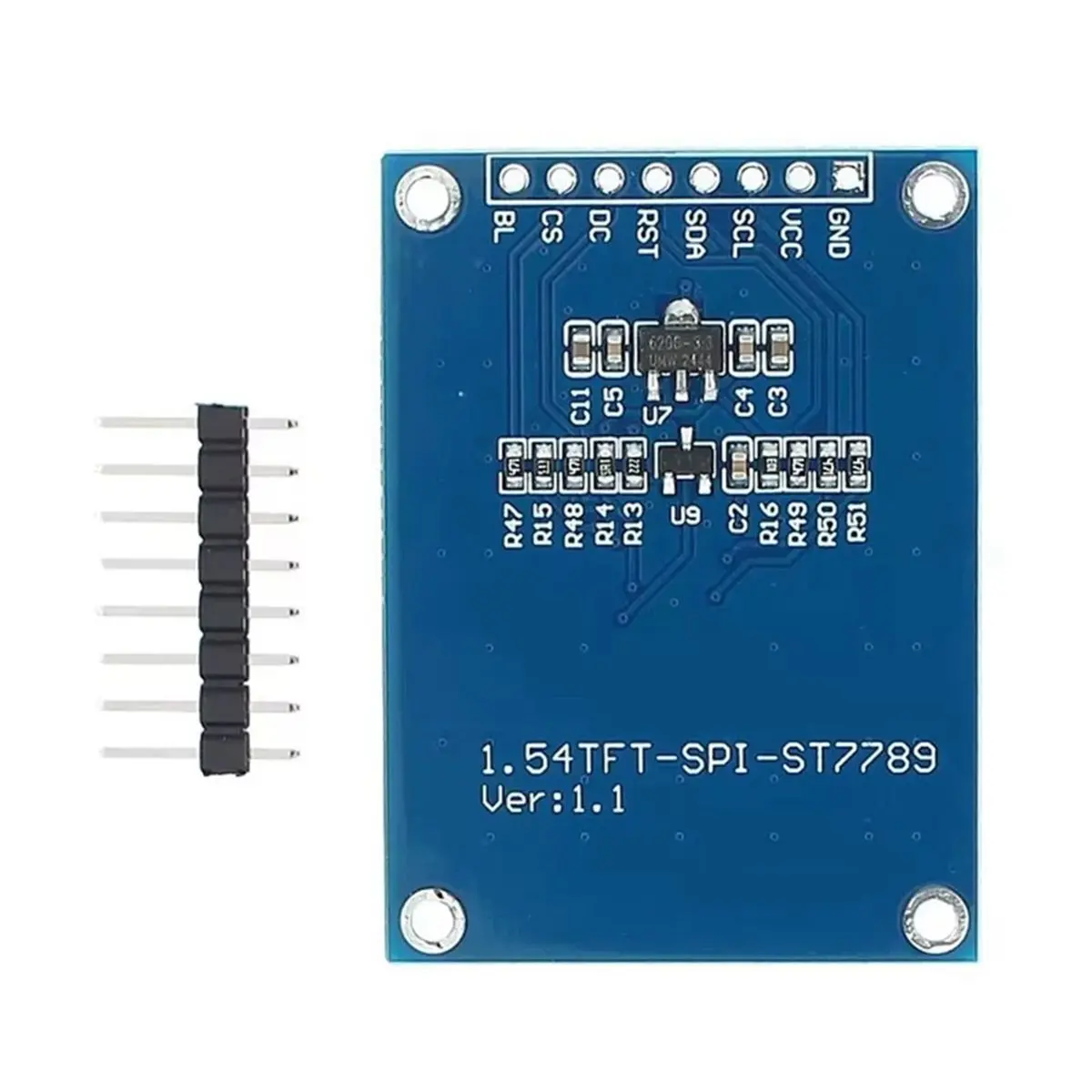 1.54 Inch Full Color TFT Display Module TFT LCD Display Module 240x240 SPI Interface ST7789V Driver for STM32
