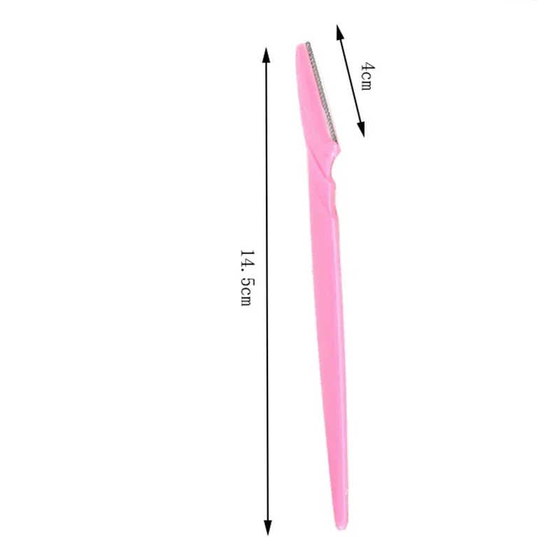 CNKESS 10 Pz Rasoio per sopracciglia Lama Rasoio per il viso portatile Rasoio per sopracciglia Epilazione Depilazione Frese Rasoio di sicurezza Donna Trucco