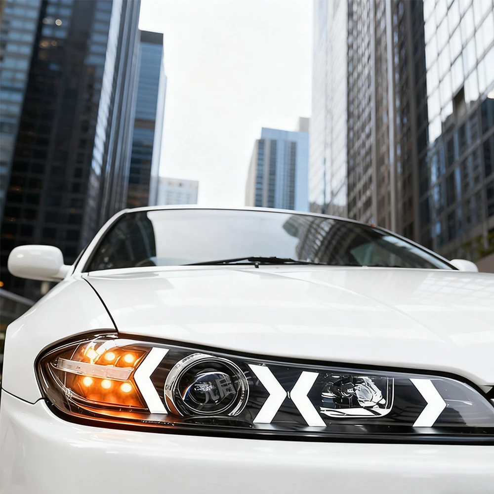 

For Nissan Silvia S15 1999-2014 Auto Headlights Assembly Upgrade High Quality Car Projector lens Plug and Play Tools Accessories