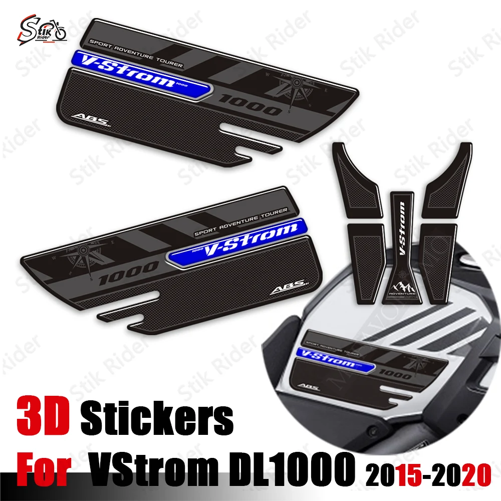 

V Strom DL1000 Motorcycles Tank Pad Side Fuel Oil Kit Knee Protector Stickers For Suzuki VStrom V-Strom DL 1000 XT 2015-2020