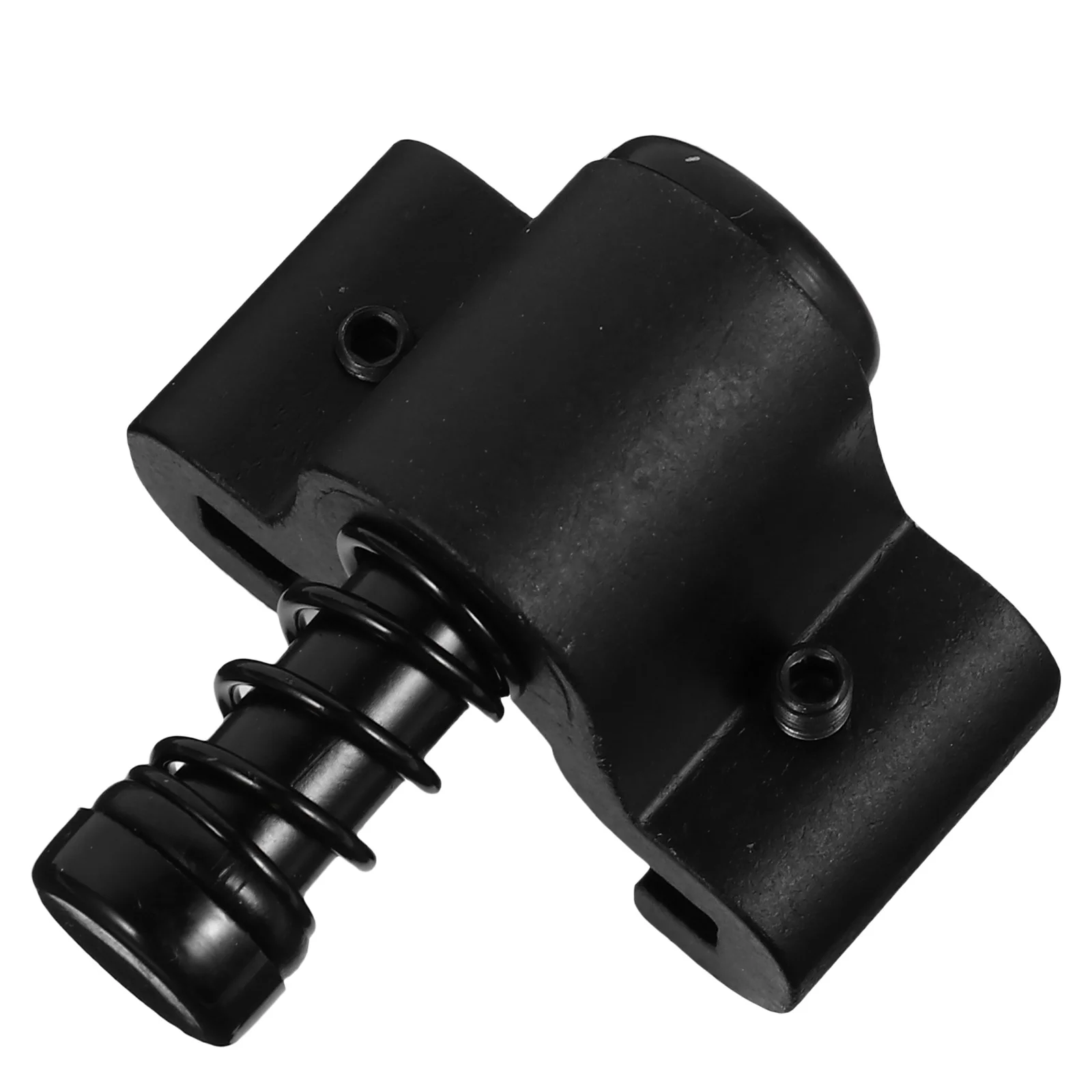 

1 pc Sliding Barn Door Stop Black Adjustable Floor Guide Spring Hardware Kit No Drill Installation Sliding Door Accessories