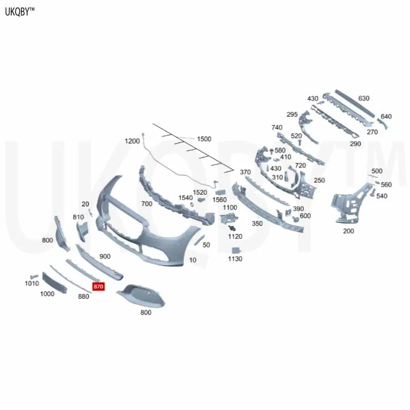 Me rc ed es B enz Ma yb ac h S 450 4MATIC tira de ajuste A 2238854700