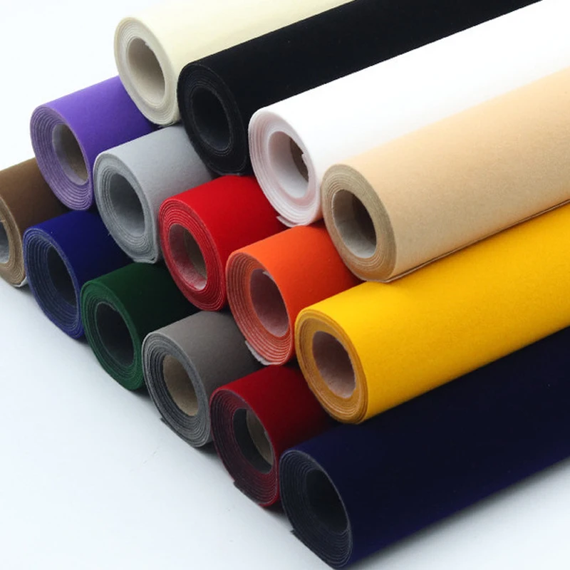 100x45 cm Tessuto di Velluto Autoadesivo Per Il Controsoffitto di Sfondo di Stoffa Contenitore di Gioielli Decorazione Dell'armadietto Dell'automobile Tessuto Fatto A Mano FAI DA TE TJ21958