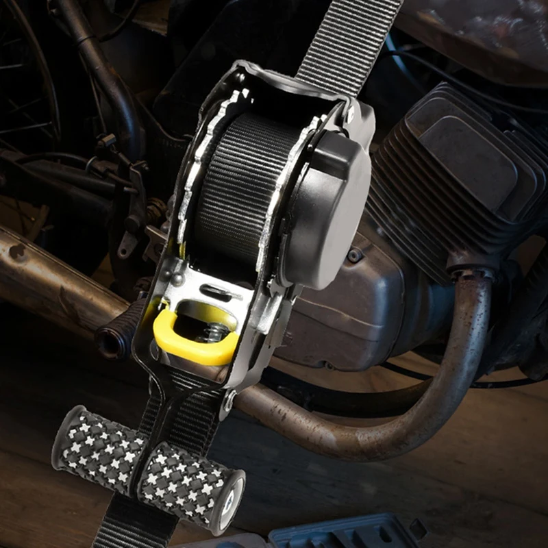 Retractable Auto Ratchet Strap Automatic Shrink Bundle Tape Retractable Belts For Motorcycles Convenience Luggage Straps