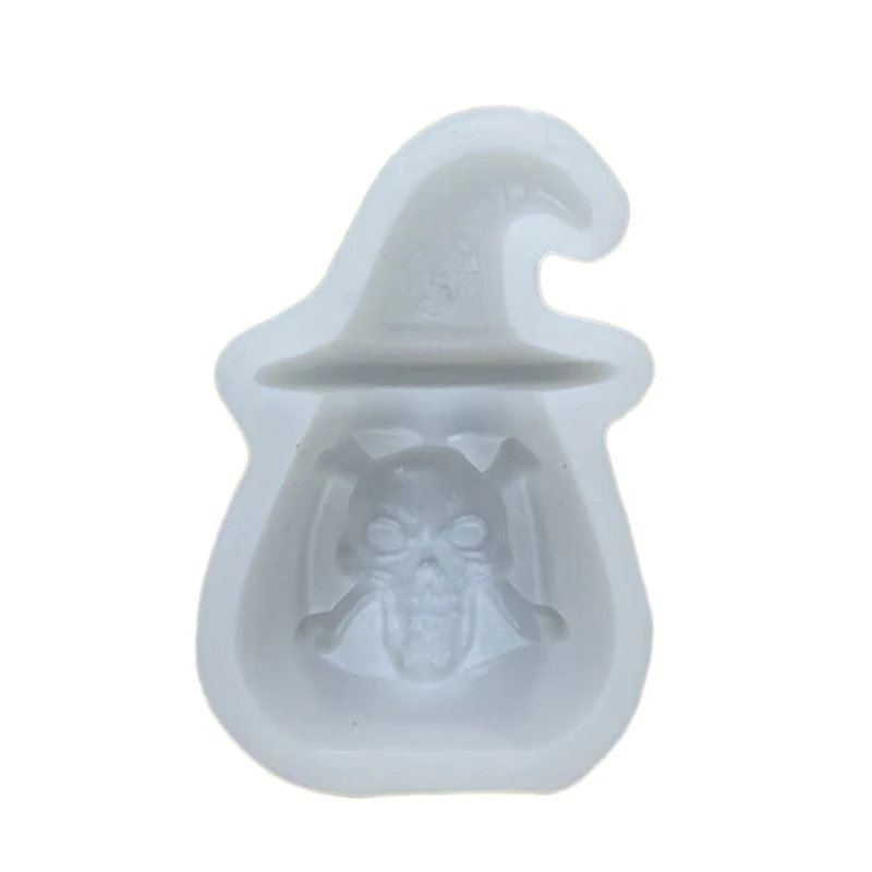 قالب الهالوين من المطاط الصناعي بدرجة الغذاء من أجل صناعة فوندان الشوكولاتة والديكورات الغريبة