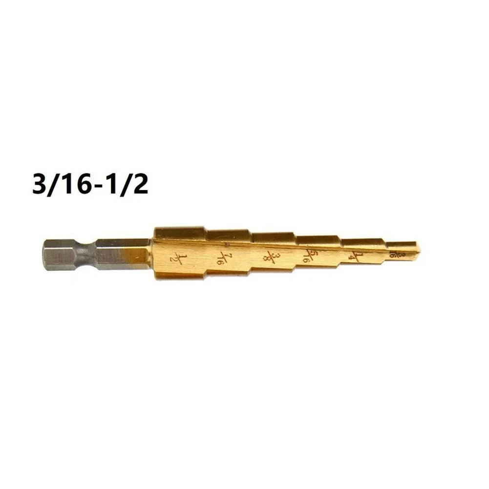 1pc Step Drill Bit 3/16