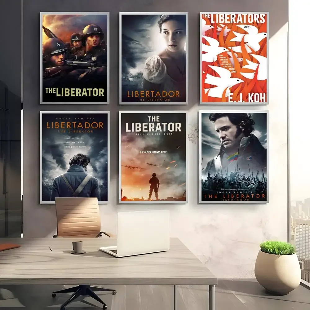 war anime T-The Liberator Poster HD art sticky wall waterproof home bedroom bar aesthetic decoration